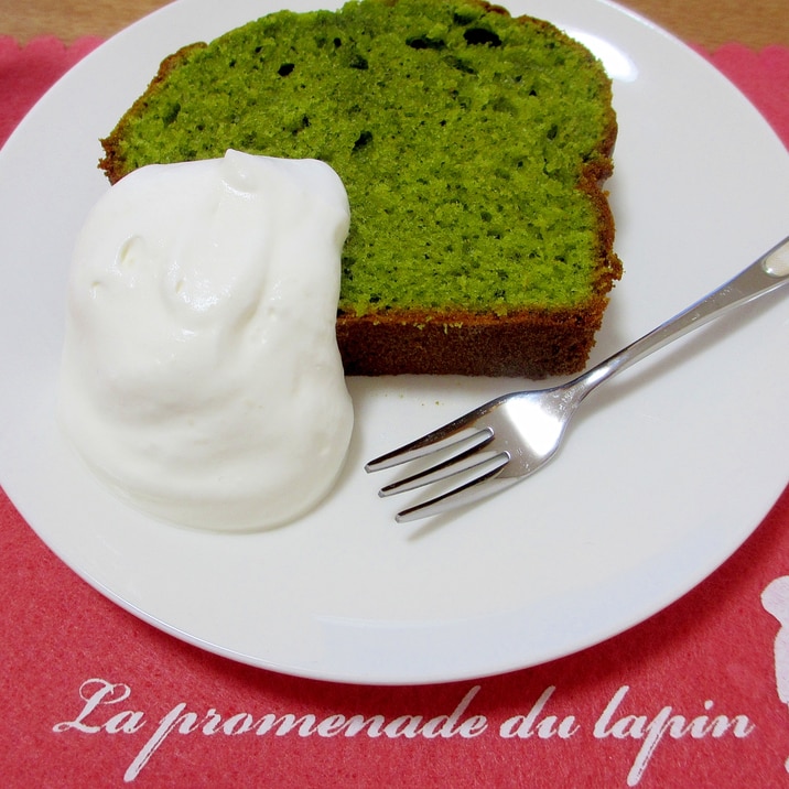 簡単 抹茶香るパウンドケーキ レシピ 作り方 By Glleco 楽天レシピ